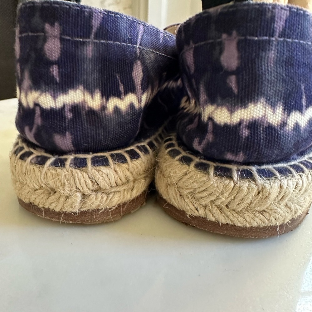 Altuzarra Purple Tie-Dye Espadrille Flats - Picture 4 of 5